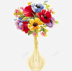 虞美人鲜花 页面网页 平面电商 创意素材