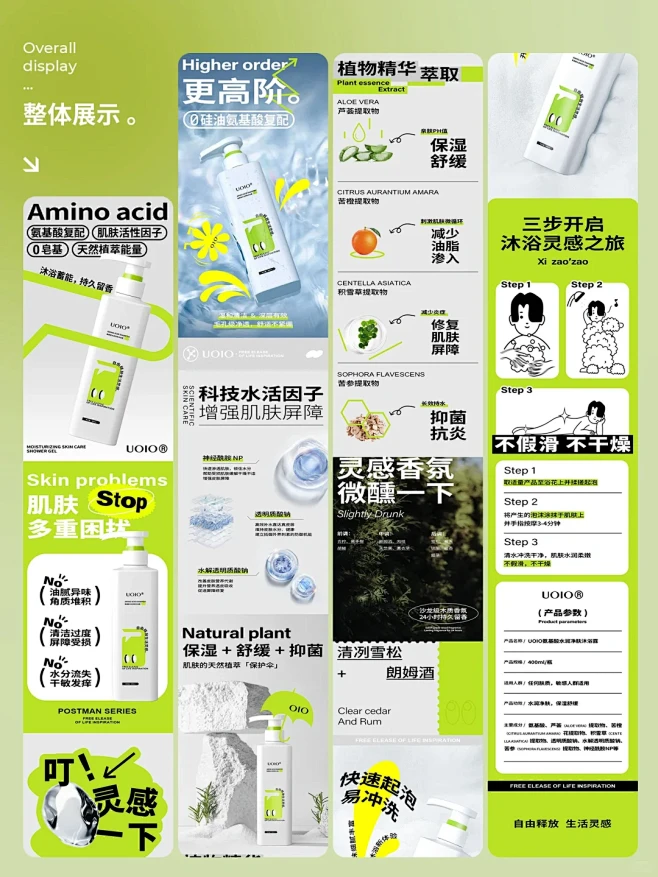 电商详情页设计 | 沐浴露 - 小红书