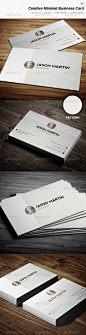 Cerative Minimal Business Card - 06 - GraphicRiver Item for Sale