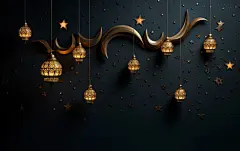 镂空节日中国风灯笼元素图片