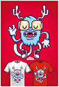 可爱的怪物T恤设计由〜cronobreaker 3对deviantART
