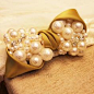 pearl filled bow