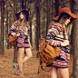 Flávia Desgranges van der Linden - Haes Cardigan, Haes Skirt, Chic Wish Backpack, Asos Hat - Ain’t no sunshine