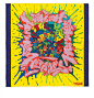 “爱马仕涂鸦”（Graff Hermes） 
设计者： Kongo
系列：2011秋冬
街头艺术跃上丝巾。Kongo是一位国际知名的涂鸦艺术家，爱马仕邀请他在丝巾上施展他的魔法。他把斜纹真丝当作水泥墙壁来挥洒灵感，创作了一款设计大胆、色彩明丽的作品，飞溅的色彩洋溢着激情与活力。