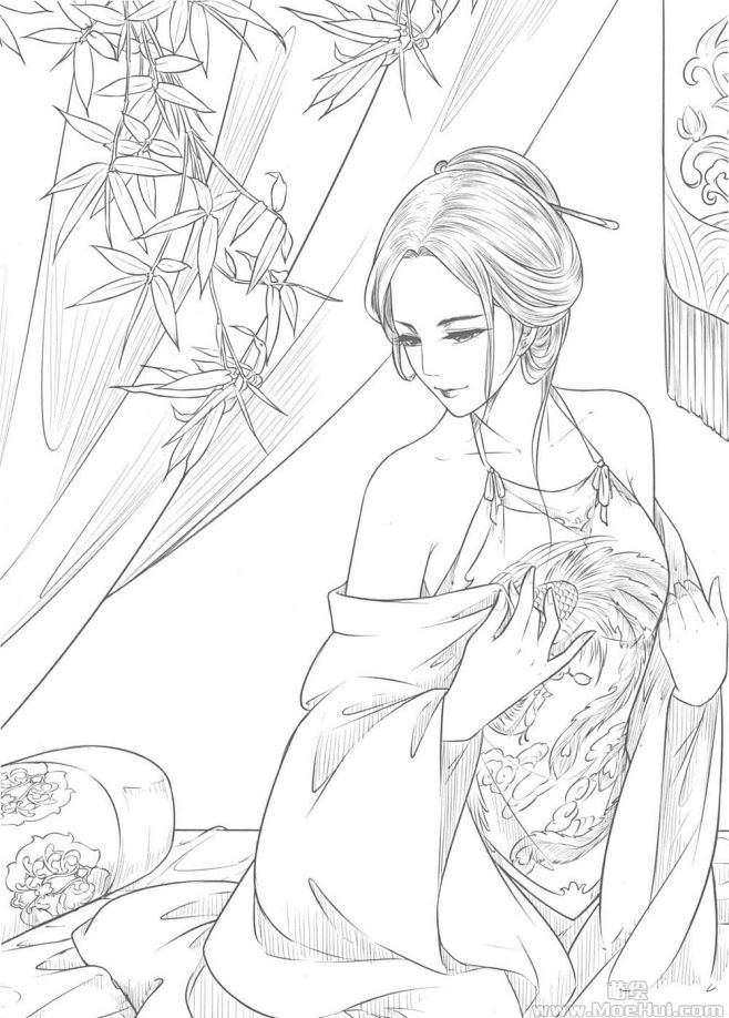 [新手练习线稿]古风线稿集III[43P...
