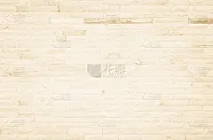 空背景宽奶油色砖墙纹理。灰褐色旧砖墙混凝土或石材纹理，壁纸石灰石抽象地板/网格不平的室内岩石。家居装