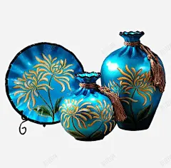 精美花盆高清素材 png png图片 产品实物 欧式花盆 花 蓝色 元素 免抠png 设计图片 免费下载 页面网页 平面电商 创意素材