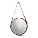 Langley Street Bombay Distressed Vertical Round Wall Mirror Size:
