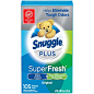 Snuggle Plus Super Fresh Fabric Softener Dryer Sheets with Static Control and Odor Eliminating Technology, 105 Count (Packaging May Vary)