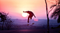 sunset lens flare skateboarding skateboards longboard Longboarding - 2560

