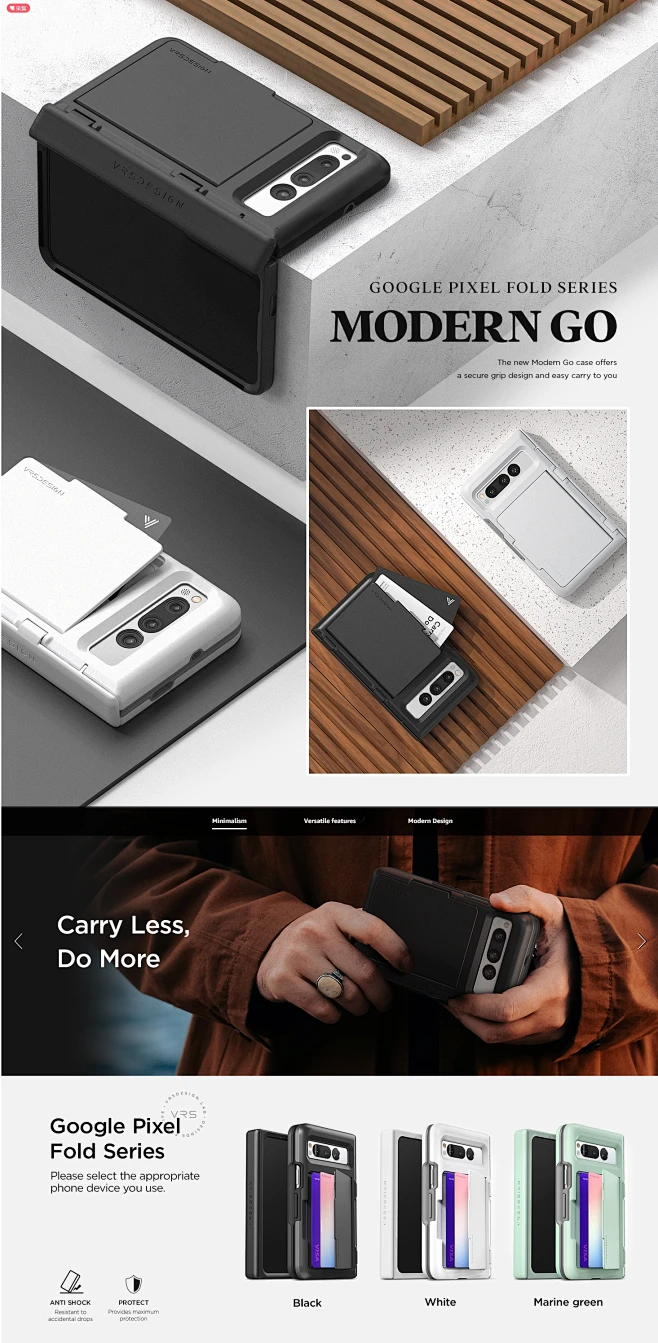Miimall Compatible avec Coque Google Pixel 7A Étanche, [IP68 Étanche] [Protection d'écran HD