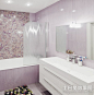 粉色系浪漫的卫生间装修效果图大全2012图片