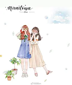 手绘闺蜜穿搭～✨