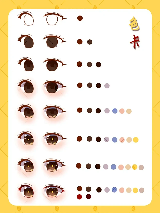 八步画出Q版人物眼睛