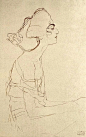 Gustav Klimt a woman