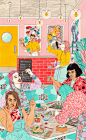 SUPERSONIC ART : Laura Callaghan, Recent Work. Brand new, incredible illustrations by Laura Callaghan (Previously on Supersonic). You can see more of Laura’s brand new work below: Laura Callaghan: Website