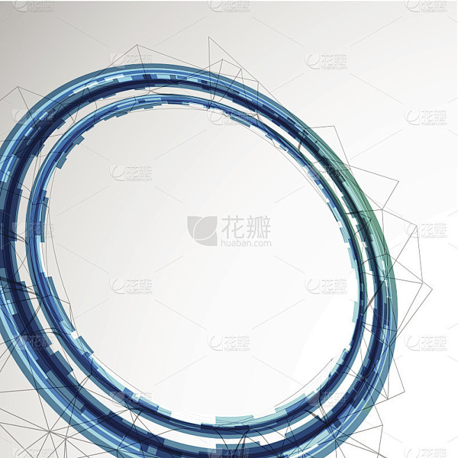 具有多种元素的抽象技术背景