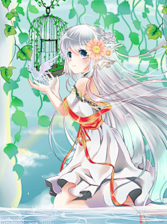 sky～侨采集到漫画美女