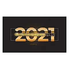 黑金2021新年跨年横幅轮播图Banner电商海报夜场派对跨年矢量素材-淘宝网