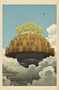 艺术家Bill Mudron用版画方式再现了宫崎骏动画里的场景 ​​​​

#宫崎骏与吉卜力的世界# ​​​​
