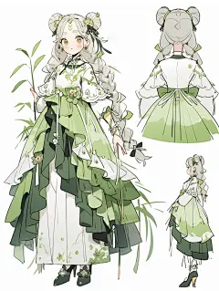 角色｜森系女孩｜维多利亚洛可可服饰