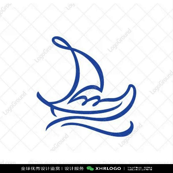 船LOGO设计合集#轮船#货船LOGO#船厂#小舟#沙船#邮轮#邮轮#船锚#帆船#木船#海盗船 (84)
