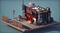 Little Souvenir Shop, Brian Magno : My 3D slice on Vasili Zorin's concept building for the game, Sunset Overdrive! Software used: Maya, Nuke