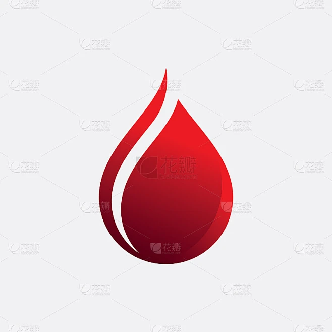 献血者图标，血液标志矢量插图素材-花瓣网
