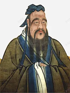 老子画像 创意素材
