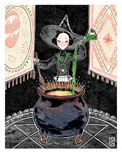 画师singgi笔下巫女。
每一张插画仿佛都有着一个故事。
恰到好处的配色风格，
可爱的画风中带着一丝丝黑暗~ ​​​​