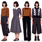 Lookbook。 Margaret Howell A/W 2016。简单朴素，舒服而有味道，中性色彩低调诠释着自己的风格。