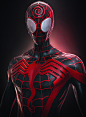 Miles Morales Knullified , Abrar Khan : Spiderman - Miles Morales (Knullified variant).

Design inspired from InHyuk Lee's cover variant done for the upcoming "Miles Morales : Spiderman #21
https://www.artstation.com/artwork/XnOQey

Also was inspired
