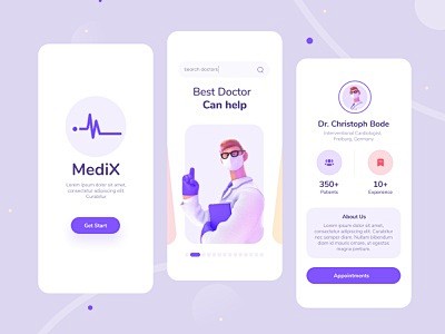 Medix App Design hea...