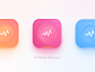 APP ICON message draft dribbble sketch gradient ui design dailyui icon app