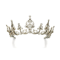 Diamond tiara. Circa 1900s Via Sothebys.