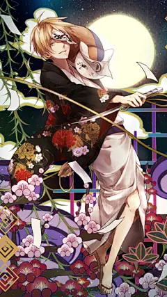 夏目友人帐锁屏壁纸原图第一波，关注我分享更多壁纸。