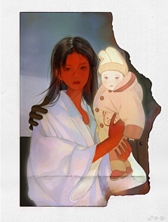 朔八采集到插画
