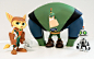 Ratchet + Clank Vinyls Group by CreatureBox on deviantART