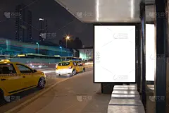 交通,布告栏,夜晚,空白的,土耳其,伊斯坦布尔,背景分离,汽车,边框