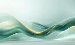 AI绘画、绿色、丝带、健康、青春、环保、抽象山水、生态、气候、中国风、气候变化、生态文明、美丽中国