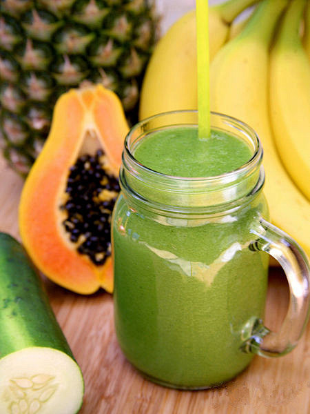 【木瓜Smoothie】
　　材料：半杯...
