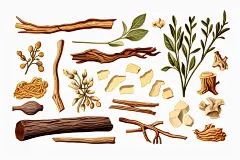 白术医疗手绘插画