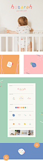 baby brand brand identity branding  colorful identité graphique identité visuelle kids logo toddlers