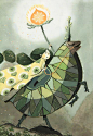 amelie flechais, fantastical flora and fauna, dandelion