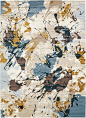 Ivory Mirage Area Rug: 