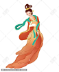 嫦娥插画中秋月饼包装