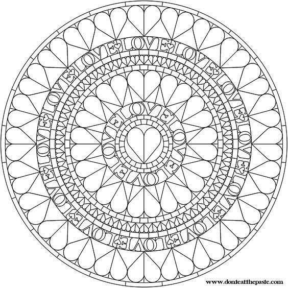 Love Heart Mandala, ...
