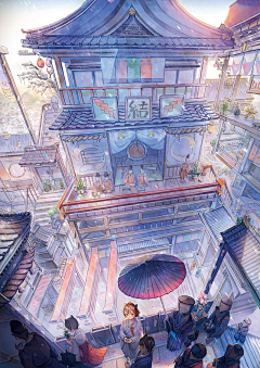 等猫的鱼555采集到场景、技法