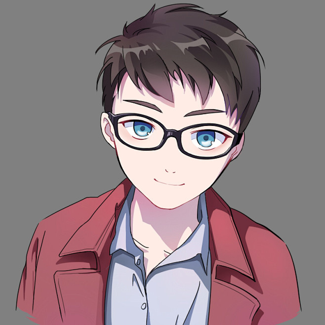 手绘二次元头像