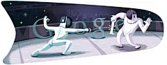 Jul 30，2012
Doodle：伦敦 2012 奥运会──击剑